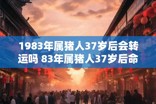 1983年属猪人37岁后会转运吗 83年属猪人37岁后命运如何 1983年属猪人37岁后会转运吗 83年属猪人37岁后命运如何