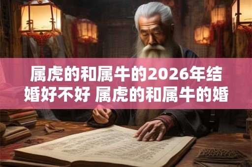 属虎的和属牛的2026年结婚好不好 属虎的和属牛的婚姻合适吗