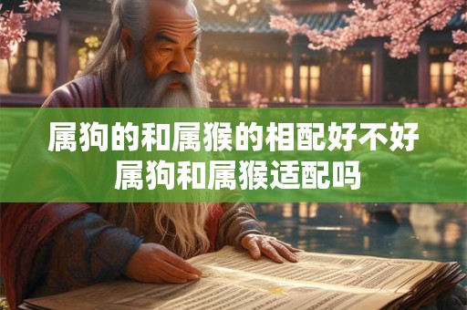 属狗的和属猴的相配好不好 属狗和属猴适配吗