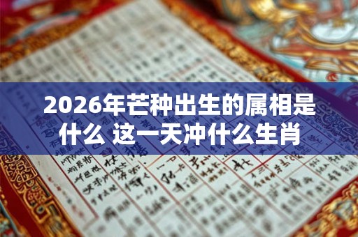 2026年芒种出生的属相是什么 这一天冲什么生肖 2026年芒种出生的属相是什么 这一天冲什么生肖