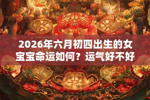 2026年六月初四出生的女宝宝命运如何？运气好不好