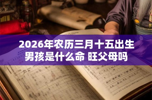 2026年农历三月十五出生男孩是什么命 旺父母吗