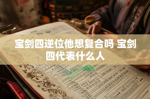 宝剑四逆位他想复合吗 宝剑四代表什么人