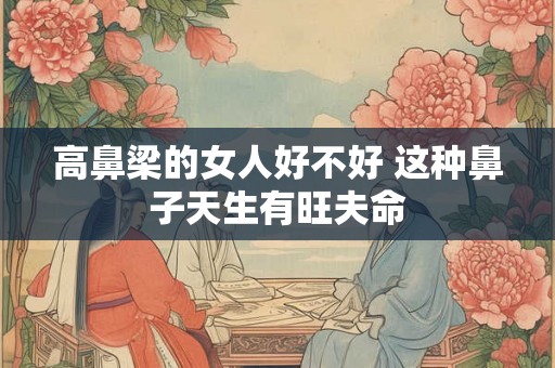 高鼻梁的女人好不好 这种鼻子天生有旺夫命 高鼻梁的女人好不好 这种鼻子天生有旺夫命