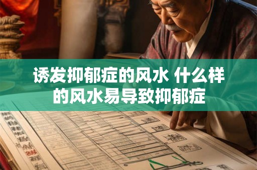 诱发抑郁症的风水 什么样的风水易导致抑郁症