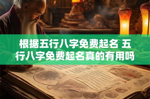 根据五行八字免费起名 五行八字免费起名真的有用吗