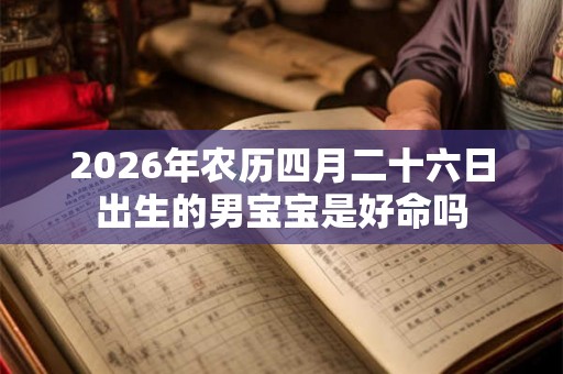 2026年农历四月二十六日出生的男宝宝是好命吗