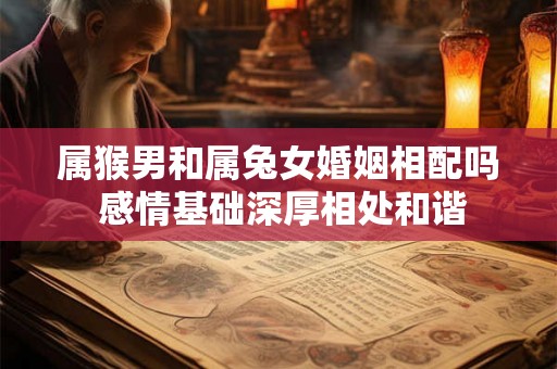 属猴男和属兔女婚姻相配吗 感情基础深厚相处和谐 属猴男和属兔女婚姻相配吗 感情基础深厚相处和谐