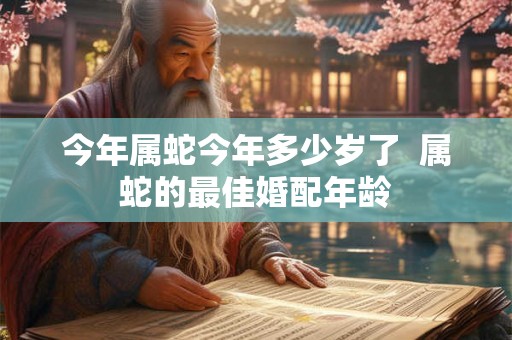今年属蛇今年多少岁了  属蛇的最佳婚配年龄
