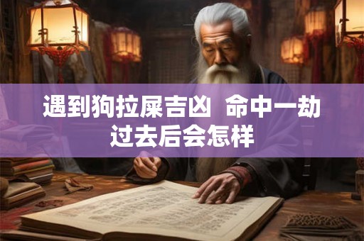 遇到狗拉屎吉凶  命中一劫过去后会怎样