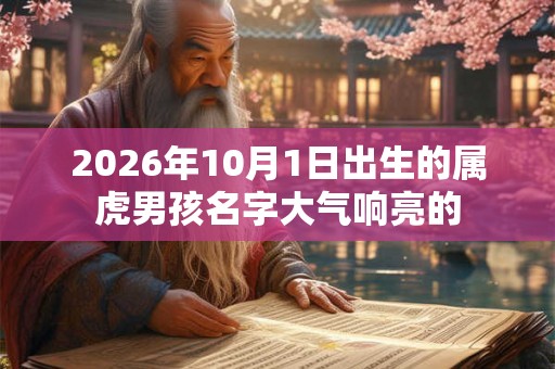 2026年10月1日出生的属虎男孩名字大气响亮的