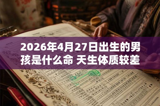 2026年4月27日出生的男孩是什么命 天生体质较差