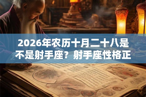 2026年农历十月二十八是不是射手座？射手座性格正反面