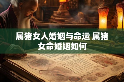 属猪女人婚姻与命运 属猪女命婚姻如何