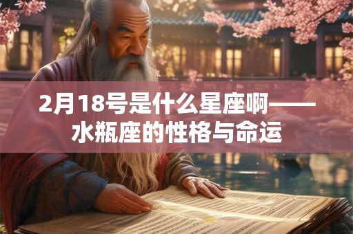 2月18号是什么星座啊——水瓶座的性格与命运 2月18号是什么星座啊——水瓶座的性格与命运