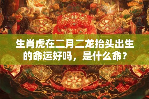 生肖虎在二月二龙抬头出生的命运好吗,是什么命? 生肖虎在二月二龙抬头出生的命运好吗,是什么命?