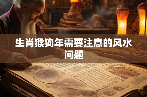 生肖猴狗年需要注意的风水问题