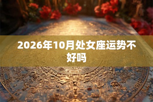 2026年10月处女座运势不好吗 2026年10月处女座运势不好吗
