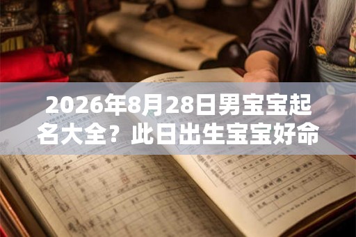 2026年8月28日男宝宝起名大全？此日出生宝宝好命吗？