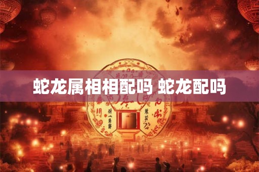 蛇龙属相相配吗 蛇龙配吗 蛇龙属相相配吗 蛇龙配吗