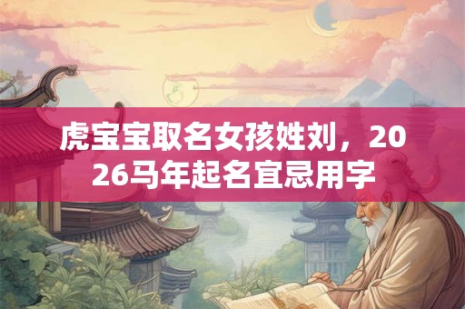 虎宝宝取名女孩姓刘，2026马年起名宜忌用字