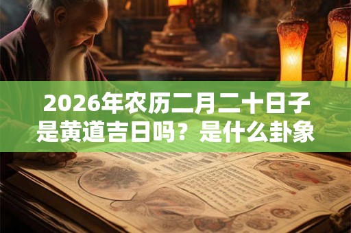 2026年农历二月二十日子是黄道吉日吗？是什么卦象？