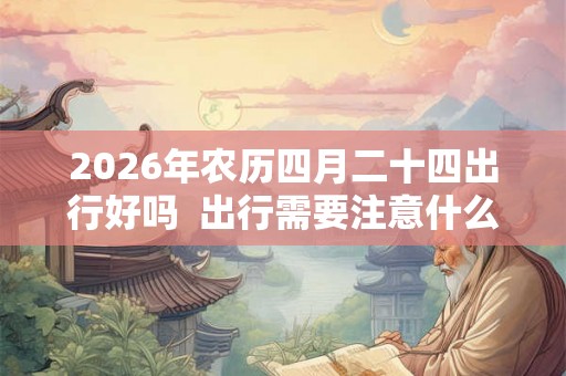 2026年农历四月二十四出行好吗  出行需要注意什么
