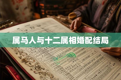 属马人与十二属相婚配结局 属马人与十二属相婚配结局