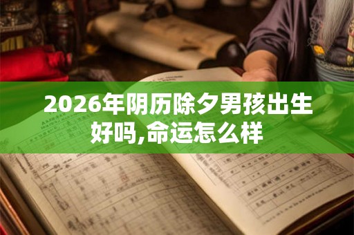 2026年阴历除夕男孩出生好吗,命运怎么样