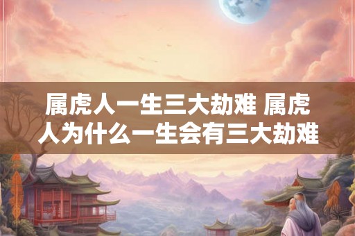 属虎人一生三大劫难 属虎人为什么一生会有三大劫难