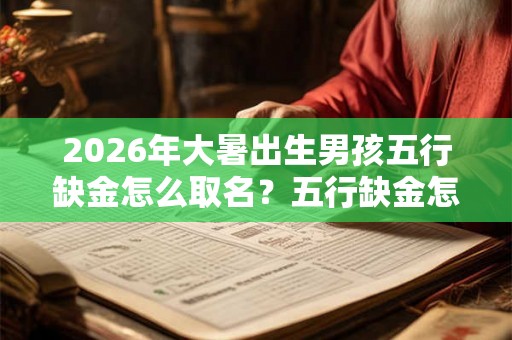 2026年大暑出生男孩五行缺金怎么取名？五行缺金怎么样？