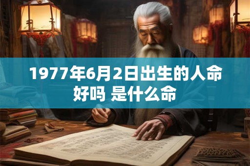 1977年6月2日出生的人命好吗 是什么命