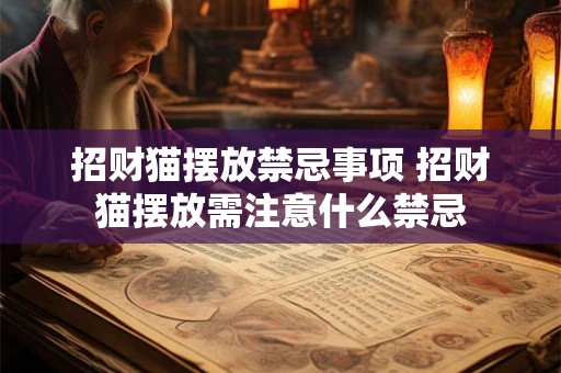 招财猫摆放禁忌事项 招财猫摆放需注意什么禁忌