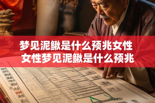 梦见泥鳅是什么预兆女性 女性梦见泥鳅是什么预兆 梦见泥鳅是什么预兆女性 女性梦见泥鳅是什么预兆