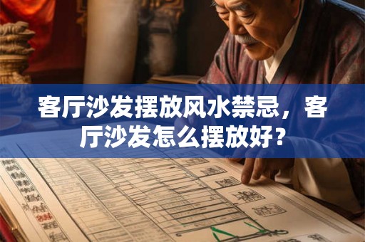 客厅沙发摆放风水禁忌,客厅沙发怎么摆放好? 客厅沙发摆放风水禁忌,客厅沙发怎么摆放好?
