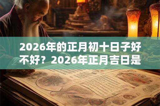 2026年的正月初十日子好不好？2026年正月吉日是哪几天？