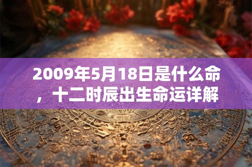 2009年5月18日是什么命，十二时辰出生命运详解