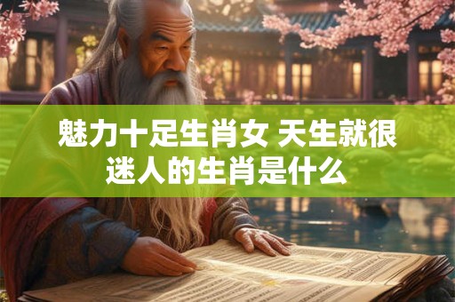 魅力十足生肖女 天生就很迷人的生肖是什么 魅力十足生肖女 天生就很迷人的生肖是什么
