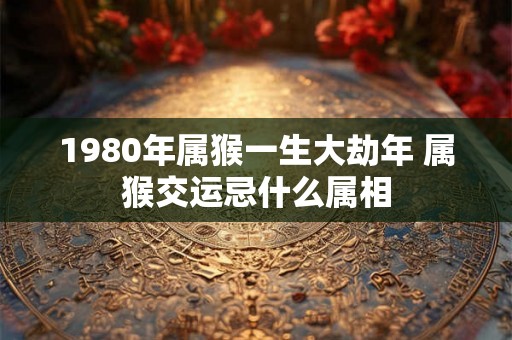 1980年属猴一生大劫年 属猴交运忌什么属相