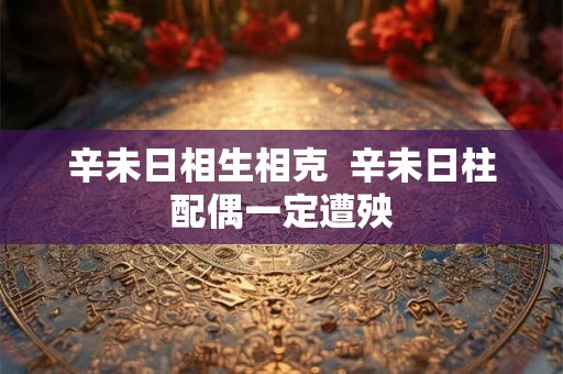 辛未日相生相克 辛未日柱配偶一定遭殃 辛未日相生相克 辛未日柱配偶一定遭殃