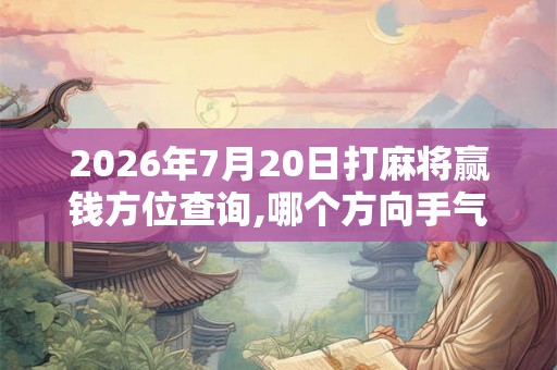 2026年7月20日打麻将赢钱方位查询,哪个方向手气佳
