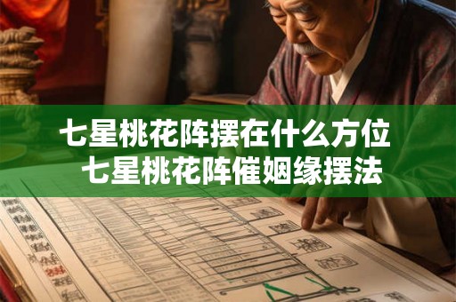 七星桃花阵摆在什么方位  七星桃花阵催姻缘摆法