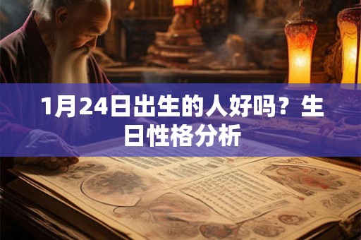 1月24日出生的人好吗？生日性格分析