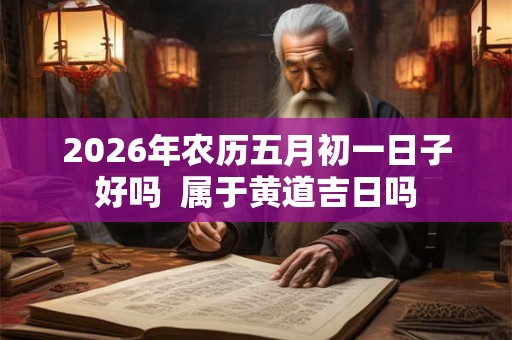 2026年农历五月初一日子好吗 属于黄道吉日吗 2026年农历五月初一日子好吗 属于黄道吉日吗