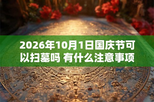 2026年10月1日国庆节可以扫墓吗 有什么注意事项