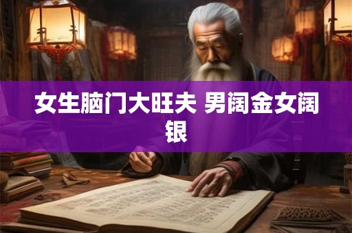 女生脑门大旺夫 男阔金女阔银