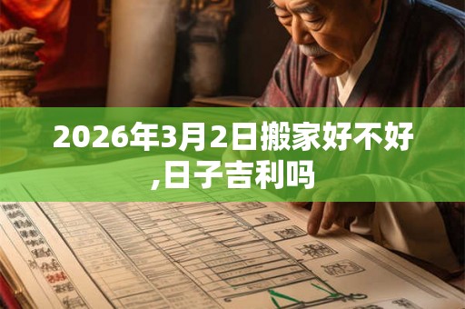 2026年3月2日搬家好不好,日子吉利吗
