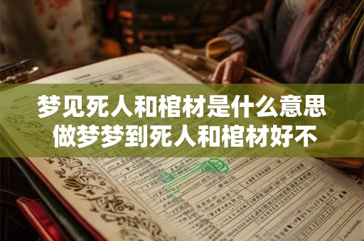 梦见死人和棺材是什么意思 做梦梦到死人和棺材好不好