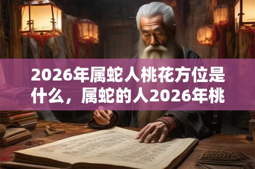 2026年属蛇人桃花方位是什么,属蛇的人2026年桃花怎么样? 2026年属蛇人桃花方位是什么,属蛇的人2026年桃花怎么样?