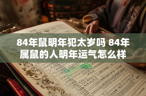 84年鼠明年犯太岁吗 84年属鼠的人明年运气怎么样